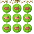 thumbnail image 1 of ToyKingdee Lime Green Furry Elf Christmas Tree Ornaments - Hanging Ball Ornaments for Christmas Party & Home Decorations, 1 of 9
