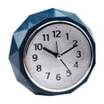 thumbnail image 1 of ToyKingdee Modern Faceted Tabletop Clock, Silent Non-Ticking Analog Desk Clock for Home and Office, 1 of 6