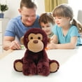 thumbnail image 1 of ToyKingdee Monkey Stuffed Animal Toy, Soft Huggable Monkey Plush Toys, Cute Animal Gift, 1 of 5