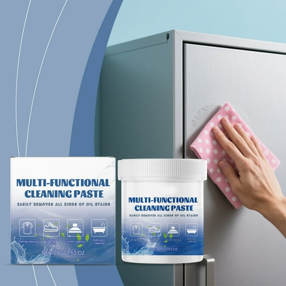 ToyKingdee Multi-Purpose Powerful Cleaner for Kitchen, Cleaning Paste, Heavy Duty Degreaser Paste, Deep Cleaning Stain Remover for Kitchen Appliance Cleaning