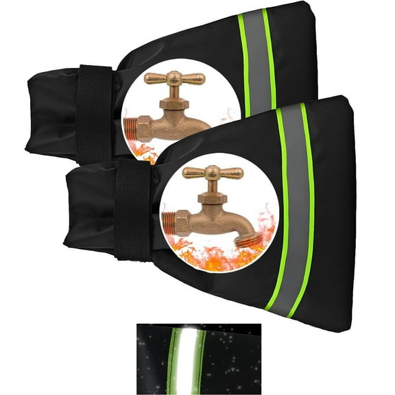 ToyKingdee Outdoor Faucet Covers for Winter, Insulated Spigot Cover, Waterproof Hose Bib Covers for Freeze Protection, Patio Winterizing Home Must-Have Faucet Cover for Outside Yard