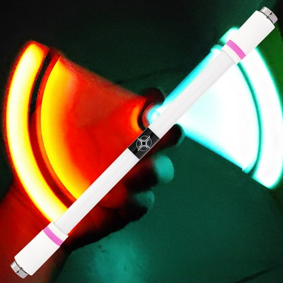 ToyKingdee Pen Spinning Pens Emboss Mod, Weighted Spin Trick Pen for Beginner, Blue Pink Grip