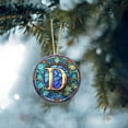 thumbnail image 1 of ToyKingdee 26 Letters Christmas Tree Decorations Pendant, Ceramic Christmas Initial Letters Ornaments, Xmas Alphabet Decorative Hanging Ornaments, 1 of 4