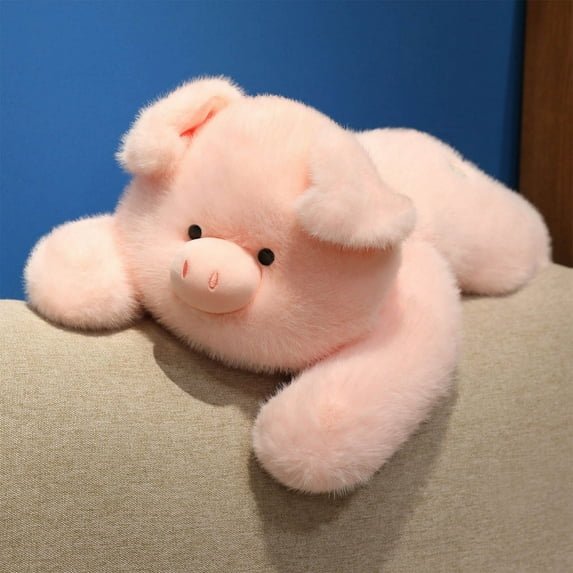 ToyKingdee Pig Stuffed Animals Plush,Cute Pig Weighted Stuffed Animal Soft Fluffy Piggy Plushies Toy Pillow Reward Gifts