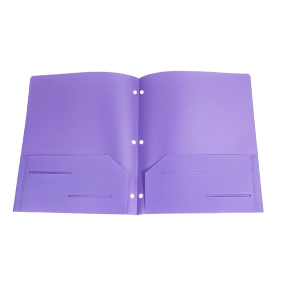 ToyKingdee Plastic Folders With Pockets Heavy Duty Pocket Folders Letter Size File Folders For Documents Office School