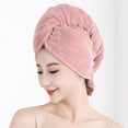 thumbnail image 1 of ToyKingdee Plush Microfiber Hair Towel Wrap - Hair Turbans for Wet Hair, Super Absorbent Drying Towel - Quick Dry, Anti-Frizz - for Long & Short, Wet & Curly Hairs, 1 of 6