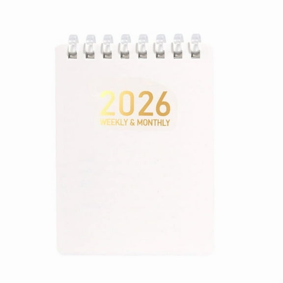 ToyKingdee Pocket Planner,2026 Pocket Notebook - Monthly Calendar Planner - Spiral Coiled Monthly Journal - A7 Size Schedule Planning Notebook