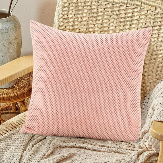 ToyKingdee Premium Square Pillow, Throw Pillow Linen Square Pillow, Square Interior Sofa Pillows, Farmhouse Couch Throw Pillows, for Bed, Sofa, Livingroom, Home Decor