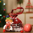 thumbnail image 1 of ToyKingdee Reusable Christmas Gift Bags - Santa, Reindeer, Bear, Snowman Themed Holiday Candy Apple Packaging, 3D Xmas Gift & Party Favor Bags, 1 of 3