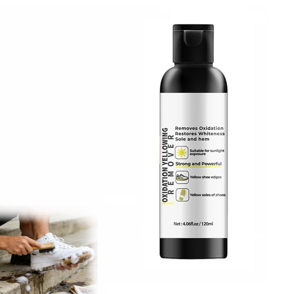 ToyKingdee Shoe Oxidation Yellowing Remover, Powerful Whitening Cleaner for Shoe Soles and Edges, Restores Fresh White Appearance