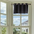 thumbnail image 1 of ToyKingdee Window Treatment Kitchen Valance - Room Darkening Plain Solid Grommet-Top Valance Curtain for Kitchen Window, 1 of 7