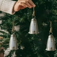 thumbnail image 1 of ToyKingdee Silver Christmas Tree Decorative Bells,Handmade Metal Hanging Bells for Door, Wall, Holiday, Xmas Decorations, 1 of 6