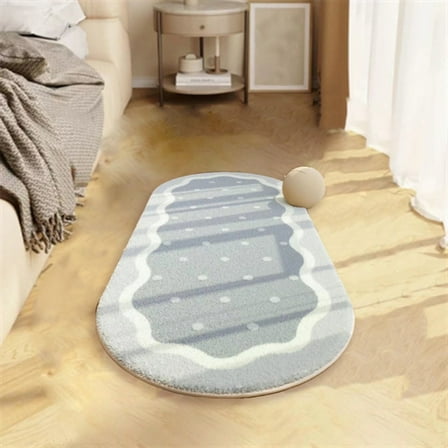 ToyKingdee Short Pile Shaggy Indoor Living Room Area Rug, High Traffic Thick Anti Slip Bedroom Rug Home Decor Fluffy Rug