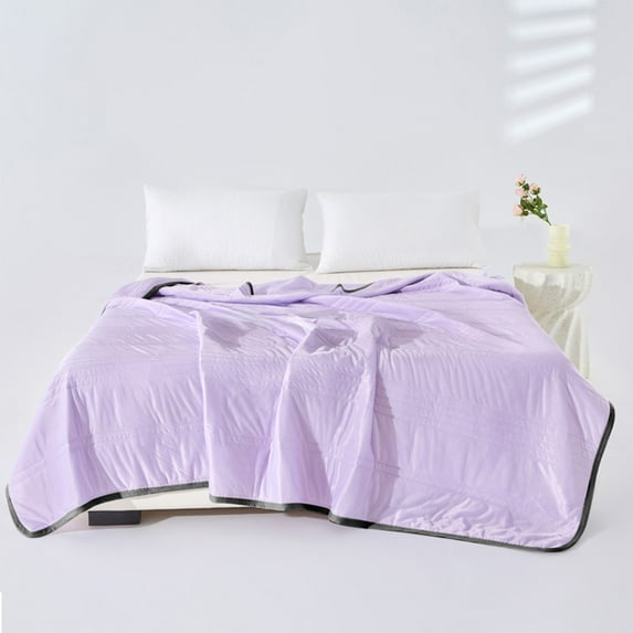 ToyKingdee Summer Quilt Small Air Conditioning Quilt Cottons Summer Quilt Water Wash Cottons Seamless Super Soft And Fresh Summer Quilt Washable