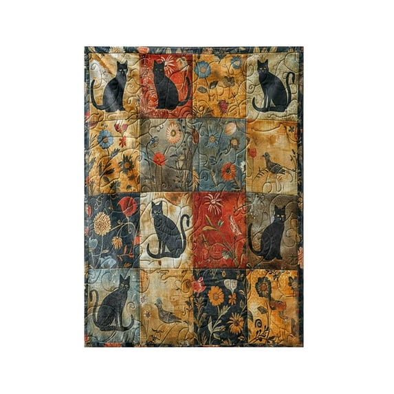 ToyKingdee Throw Blanket, Large Double-Sided Print Sherpa Fleece Plush Blanket for Couch, Cat Themed Gift for Women