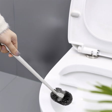 ToyKingdee Toilet Brush News Home Use No Dead Angle Model Bathroom Toilet Dedicated Brush Long Handle Wall Hanging Toilet Cleaning Brush