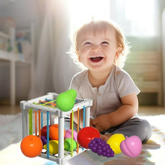 ToyKingdee Toys, Cube & Sensory Shape Blocks,Birthday Gifts for Learning