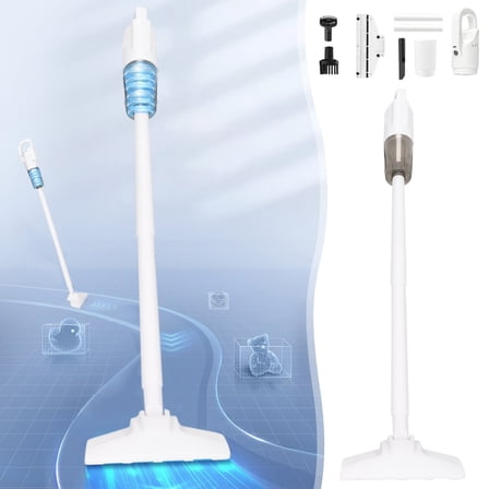 ToyKingdee Vacuum Cleaner, Cordless and Bagless Multi-Use Flexible Stick Vacuum with Attachable MultiFloor Brush