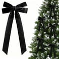 thumbnail image 1 of ToyKingdee Velvet Christmas Bows for Christmas Tree Vintage Velvet Ribbon Bows for Xmas Home Decor Wedding Indoor Outdoor, 1 of 7