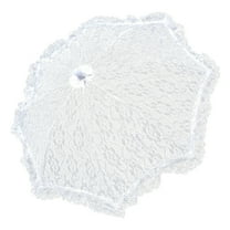 ToyKingdee White Lace Decorative Umbrella Photography Scene Prop Umbrella