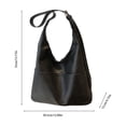 thumbnail image 1 of ToyKingdee Women's PU Leather Hobo Tote Bag, Large Capacity Shoulder Handbag, Casual Versatile Purse for Work, Office, Travel & Daily Use, 1 of 6