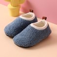 thumbnail image 1 of ToyKingdee Womens Mens House Slippers Rubber Sole Indoor Slipper Socks Lightweight Fleece Lined Slip-on Barefoot Slippers, 1 of 6