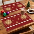 thumbnail image 1 of ToyKingdee Xmas Pine Christmas Placemats,Seasonal Christmas Table Mats for Party Kitchen Dining Decoration, 1 of 6