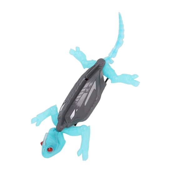 ToyTech RC Wall Climbing Chameleon, Realistic Remote Control Climbing Toy, Blue, 6.6x13.1x1.8 inches