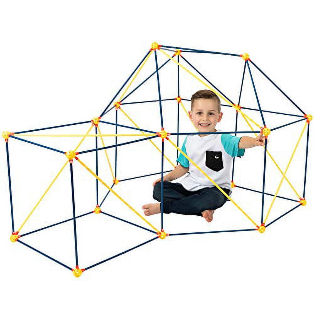 Kids Crazy Construction Fort Building Kit 81 Pieces Indoor & Outdoor Gift  Toys - Model Building Kits - AliExpress