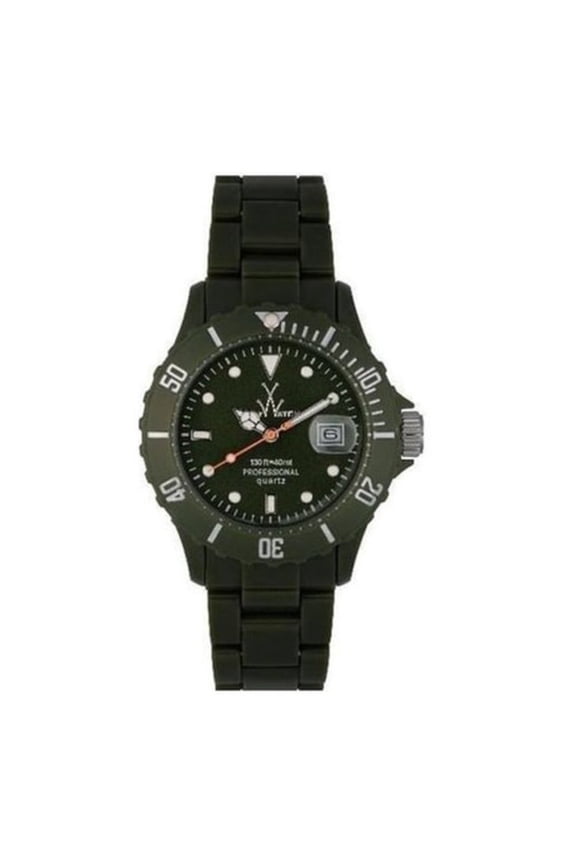 Fluo Collection Unisex Green Dial Quartz Watch FL37HG
