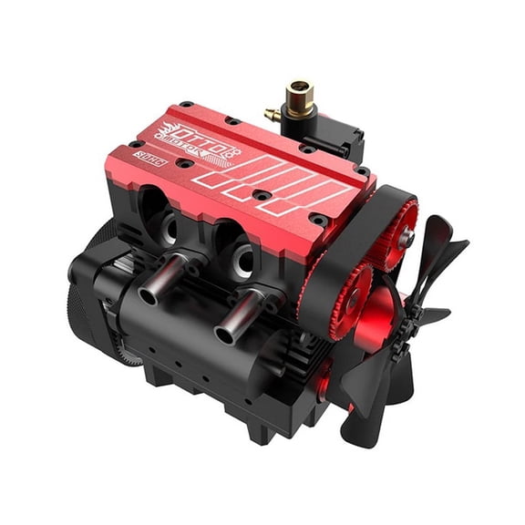 Toyan 4-Stroke Inline Twin-Cylinder Methanol Making Engine Model Kit
