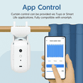 thumbnail image 1 of Toyanc Smart Wi-Fi Automatic Curtain Motor Opener Robot for Roman Rod and Tracks, Energy Saving, White, ABS, 1 pack, 1 of 12
