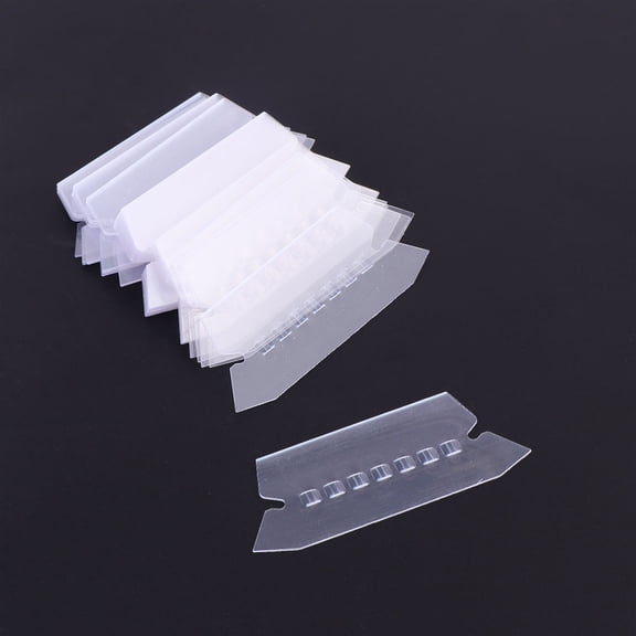 Toyandona 100pcs PVC File Folder Labels for Hanging Folders and Easy Organization in Office