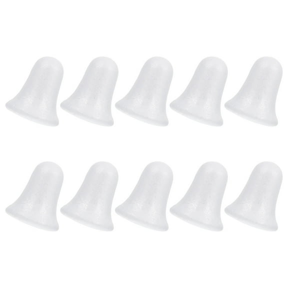 Toyandona 10Pcs DIY Foams Bell Models with Workmanship Ideal for Painting and Craft Projects