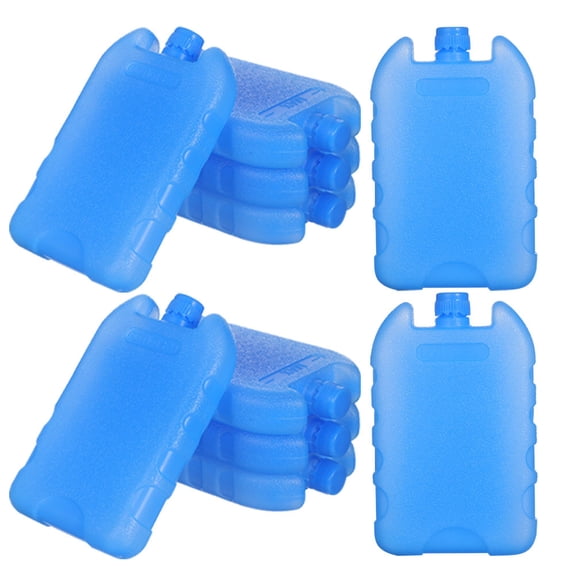 Toyandona 10Pcs Freezer Packs For Shipping Food Ice Packs Blue PE Cooling Accessories