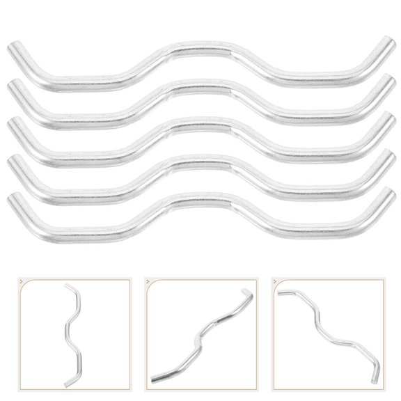 Toyandona 10Pcs Galvanized Steel Hooks for Trampoline Replacement, Durable Steel, Safe Connection