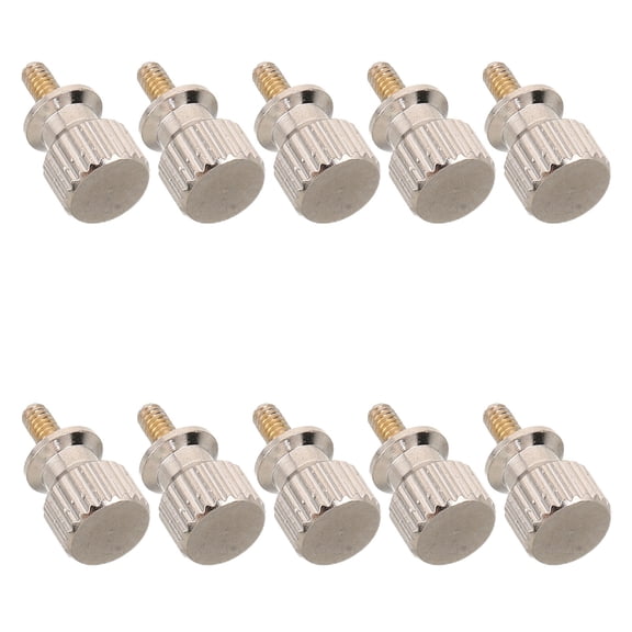 Toyandona 10Pcs Plated Silver Caliper Lock Screws Replacement for Industrial and Home Measuring Instruments