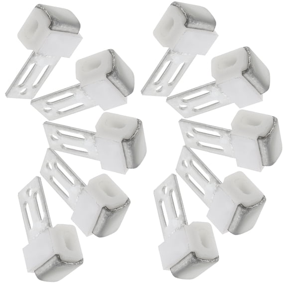 Toyandona 10Pcs Plated Silver Sectional Couch Connector Clips with Noise Reduction for Home Furniture Repair