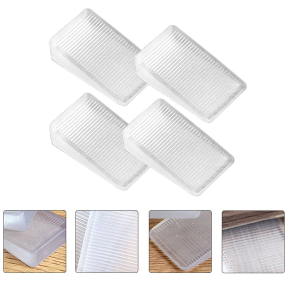 Toyandona 12Pcs Eco Friendly White Furniture Leveling Shims for Home Use with Durable Material
