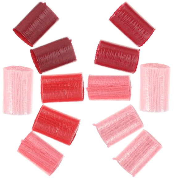 Toyandona 12Pcs Precut Acrylic Yarn for DIY Craft Rug Making and Blanket Project Assorted