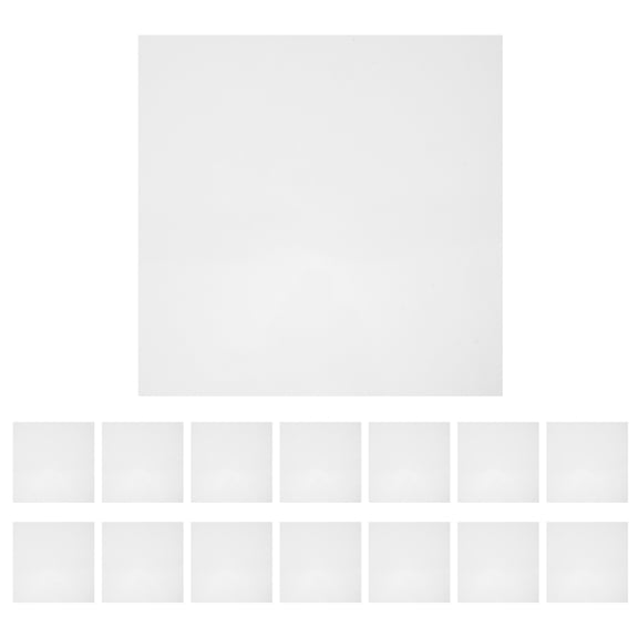 Toyandona 15Pcs Translucent Polyester Film Stencil Sheets Blank Craft Templates White