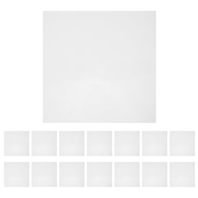 Toyandona 15Pcs Translucent Polyester Film Stencil Sheets Blank Craft Templates White