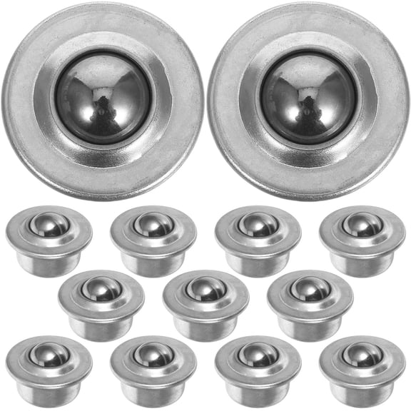 Toyandona 16Pcs Silver Carbon Steel Roller Ball Bearings Noise Free Precision Machined Appliance Rollers