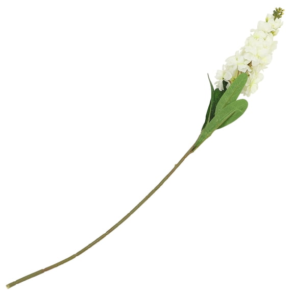 Toyandona 1Pc Quality White Artificial Hyacinth Flower for Photo Props and Decor