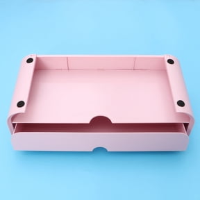 Toyandona 1Pack PC Stand for Home Office with Storage in Pink to School