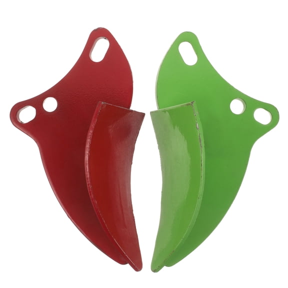 Toyandona Heavy Duty Steel Tiller Side Plow Blades for Garden Use, Universal Fit, Assorted Colors