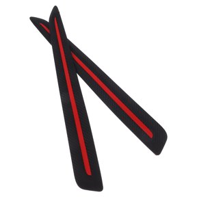 Toyandona 1Pair Lightweight Carbon Fiber Car Bumper Guard p Front and Rear Protection