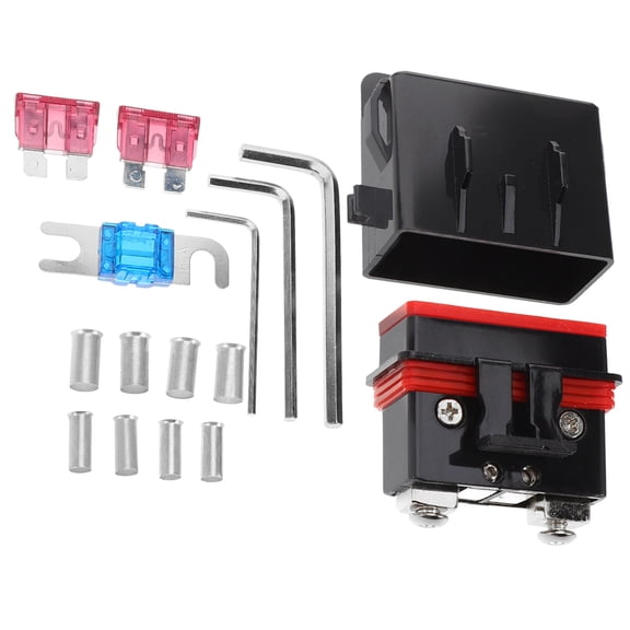 Toyandona 1Set Distribution Block for Auto Audio with Reliable Performance and Assorted Color Fuse Holder