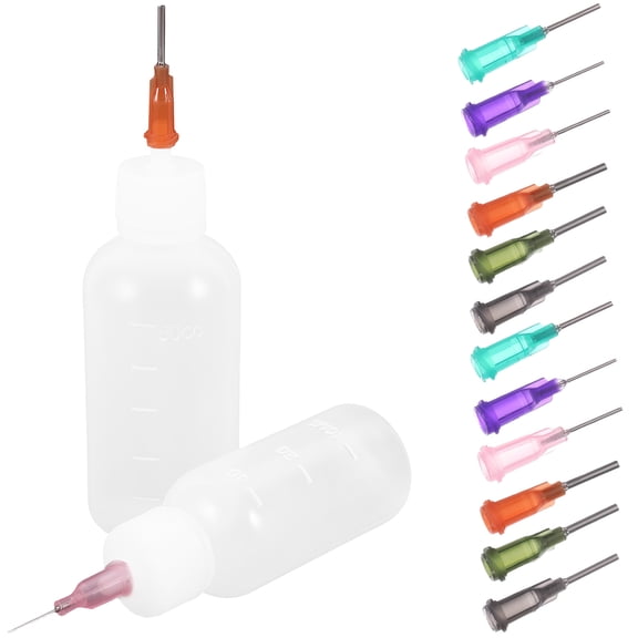 Supvox 1Set Clay Pottery Tools with Fine Tip Needle Bottles for Precise Underglazing Work