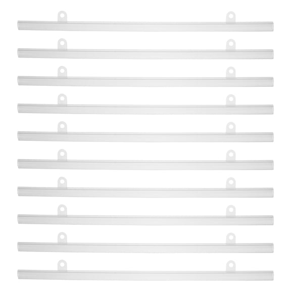 Toyandona 20Pcs Clear Plastic Poster Hanging Rods for Stable Display of Posters Maps and Scrolls in Multiple Settings